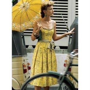 Rare Anthropologie Yoana Baraschi
Climbing Ivy Dress Retro 50s Style Sz 10
